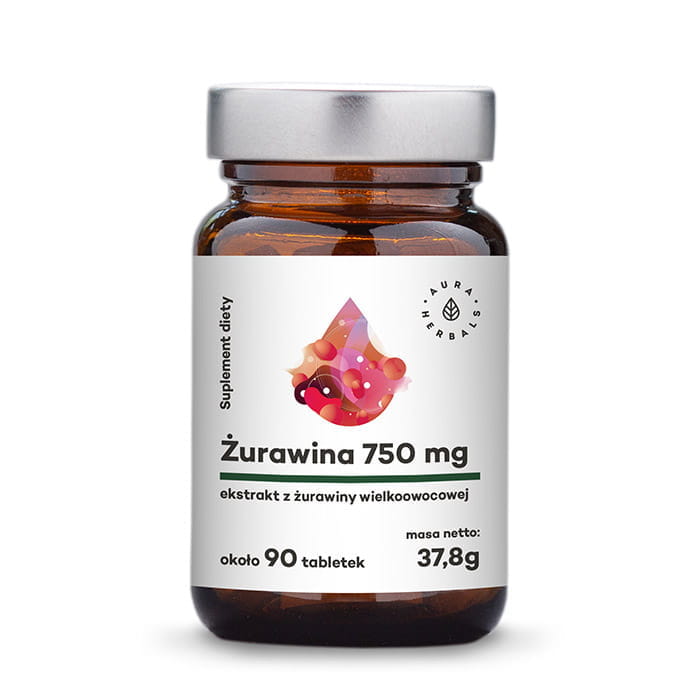 Canneberge 90 comprimés d'AURA HERBALS