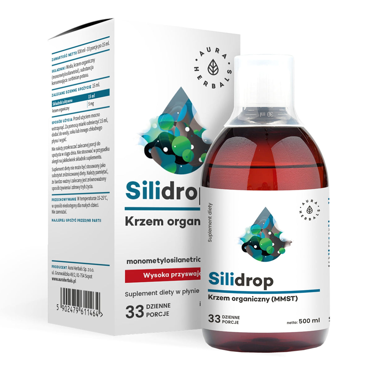Silidrop silicone 500 ml AURA HERBALS