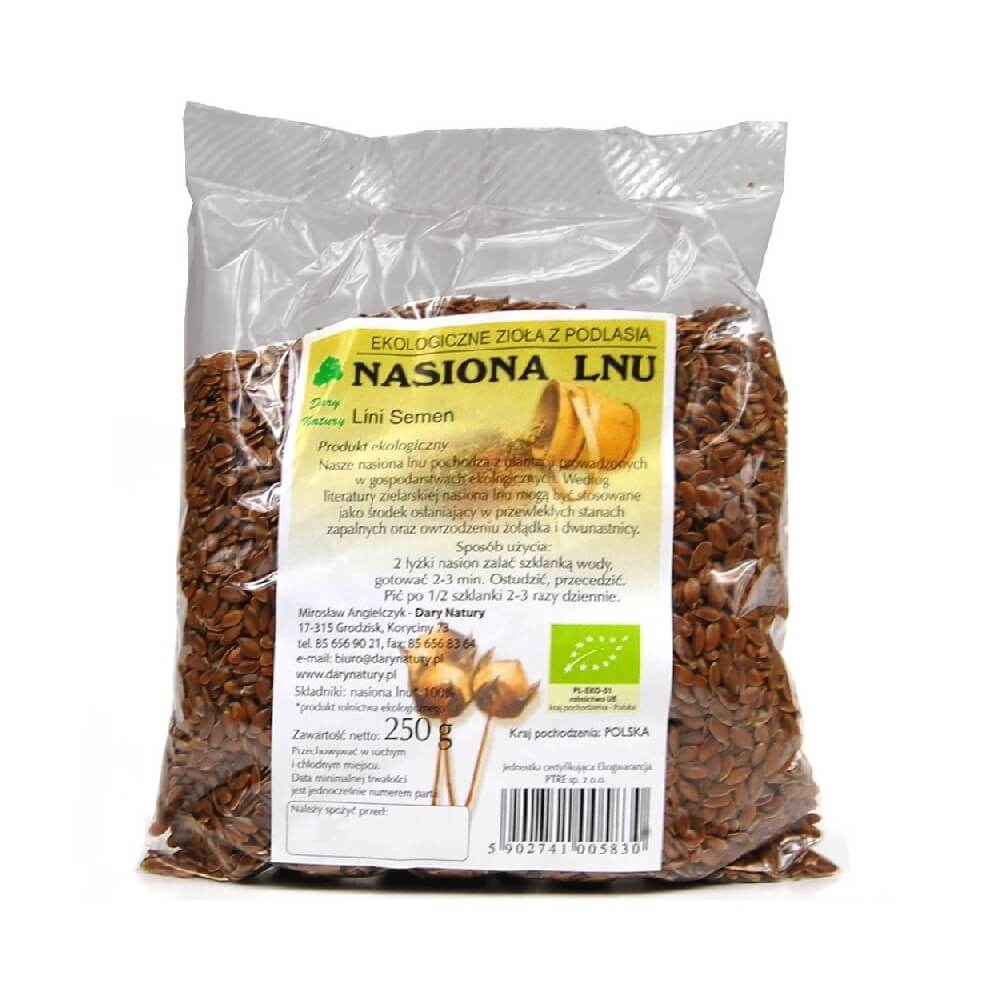 Graines de lin (graines de lin) BIO 250 g - CADEAUX DE LA NATURE