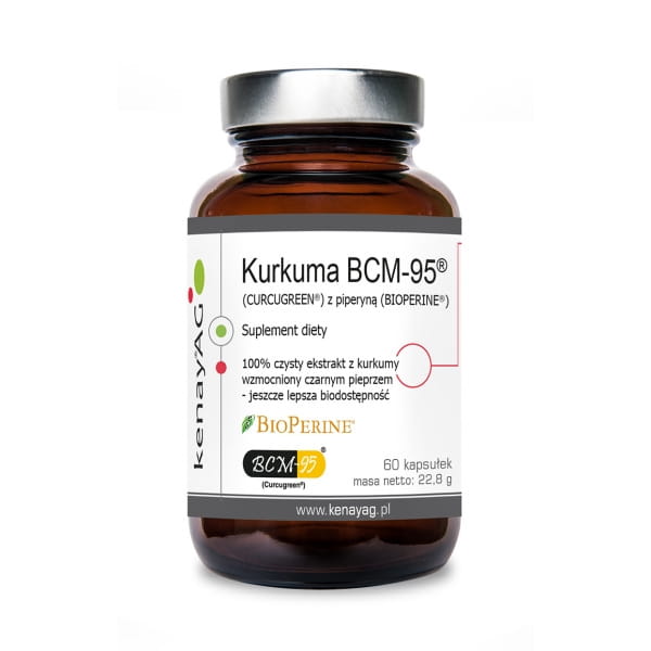 Curcuma bcm95® curcugreen® à la pipérine bioperine® 60 gélules KENAY