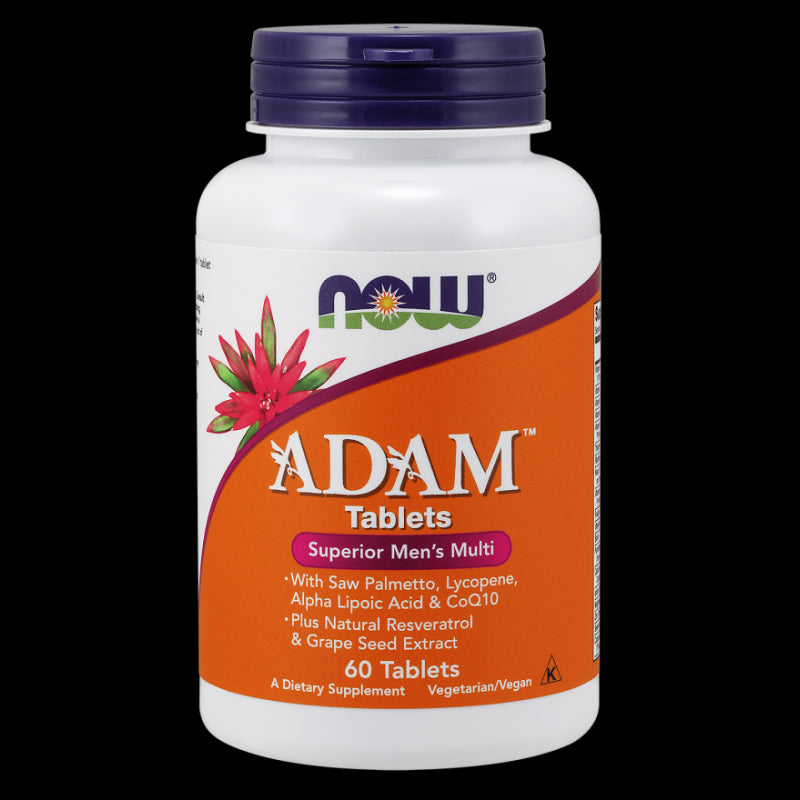 Multivitamines et minéraux pour hommes adam 60 comprimés NOW FOODS