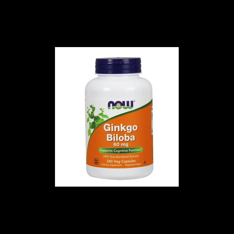 Ginkgo biloba extrait de ginkgo japonais 240 gélules NOW FOODS