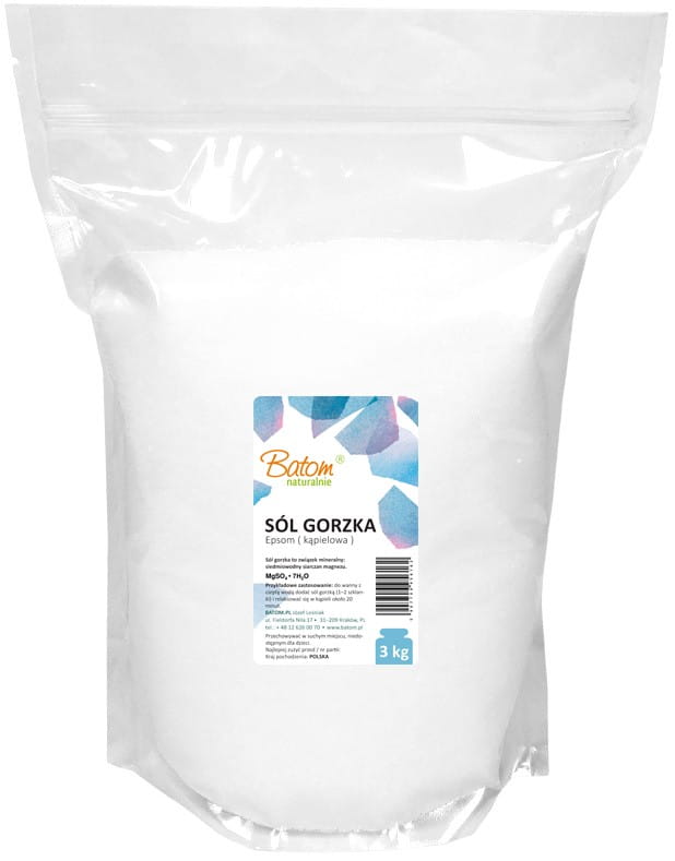 Epsom (sel de bain) 3 kg - BATOM