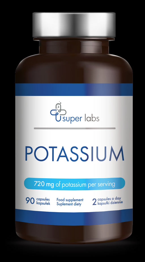 Potassium 360mg 90 gélules SUPER LABS