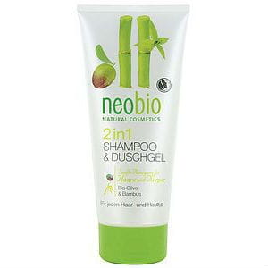 Shampoing et gel 2 en 1 olive et bambou EKO 200 ml - NEOBIO
