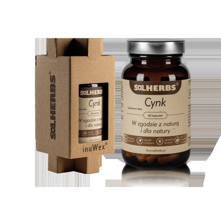 Zinc 60 gélules (15 mg) - SOLHERBS