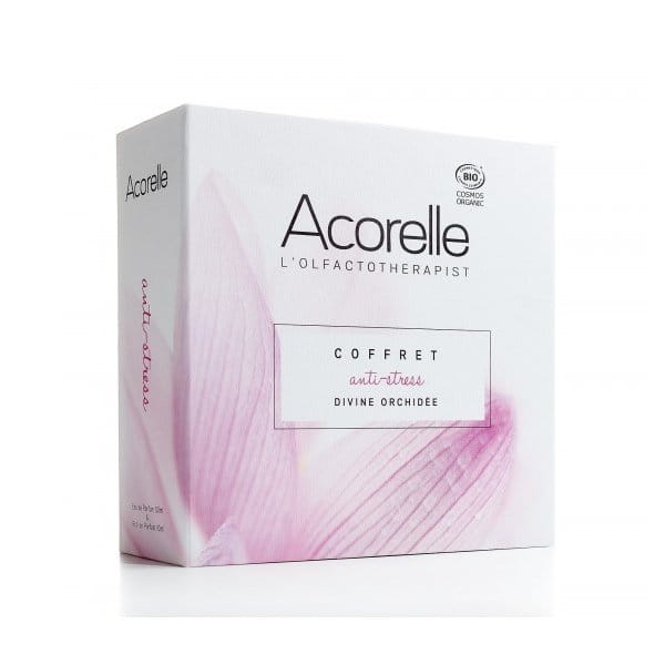 Coffret orchidée céleste : parfum + roll on - ACORELLE