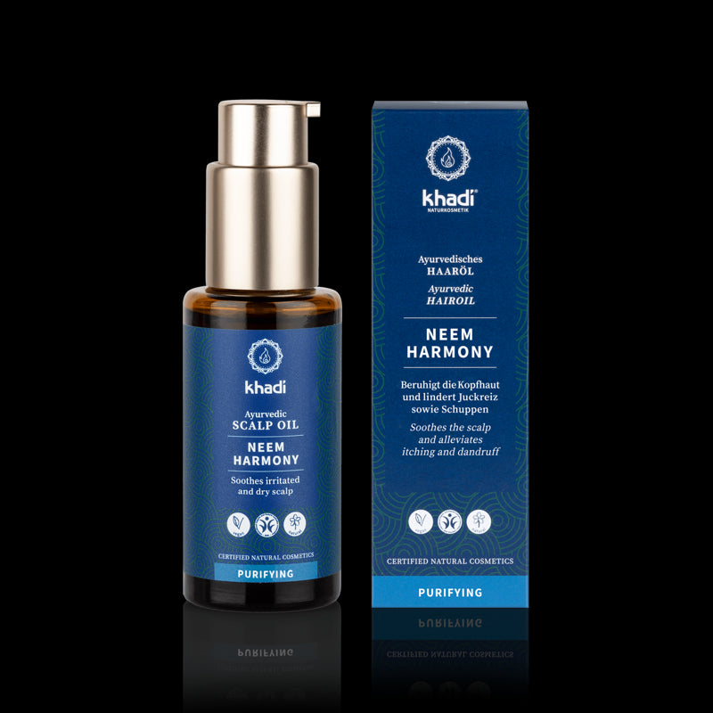 KHADI huile capillaire au neem antipelliculaire
