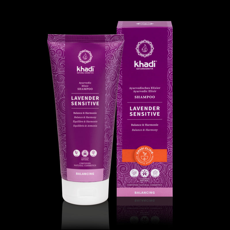 Shampoing doux à la lavande KHADI pour cuir chevelu sensible