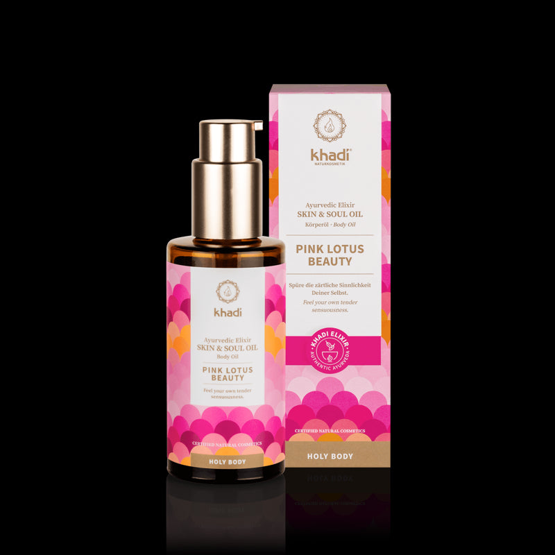 Huile harmonisante skin & soul - beauté au lotus rose KHADI