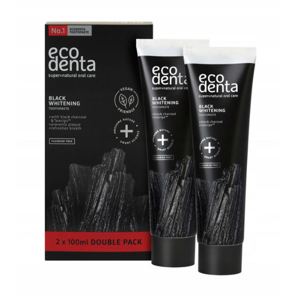 Dentifrice blanchissant noir ecodenta 2x100 ml BIOK LABORATORIJA