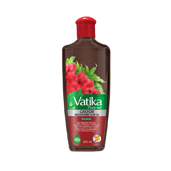 Huile pour la croissance des cheveux vatika - ricin 200ml