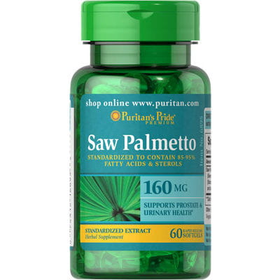 Saw Palmetto 160mg Saw Palmetto 60 gélules PURITAN'S PRIDE