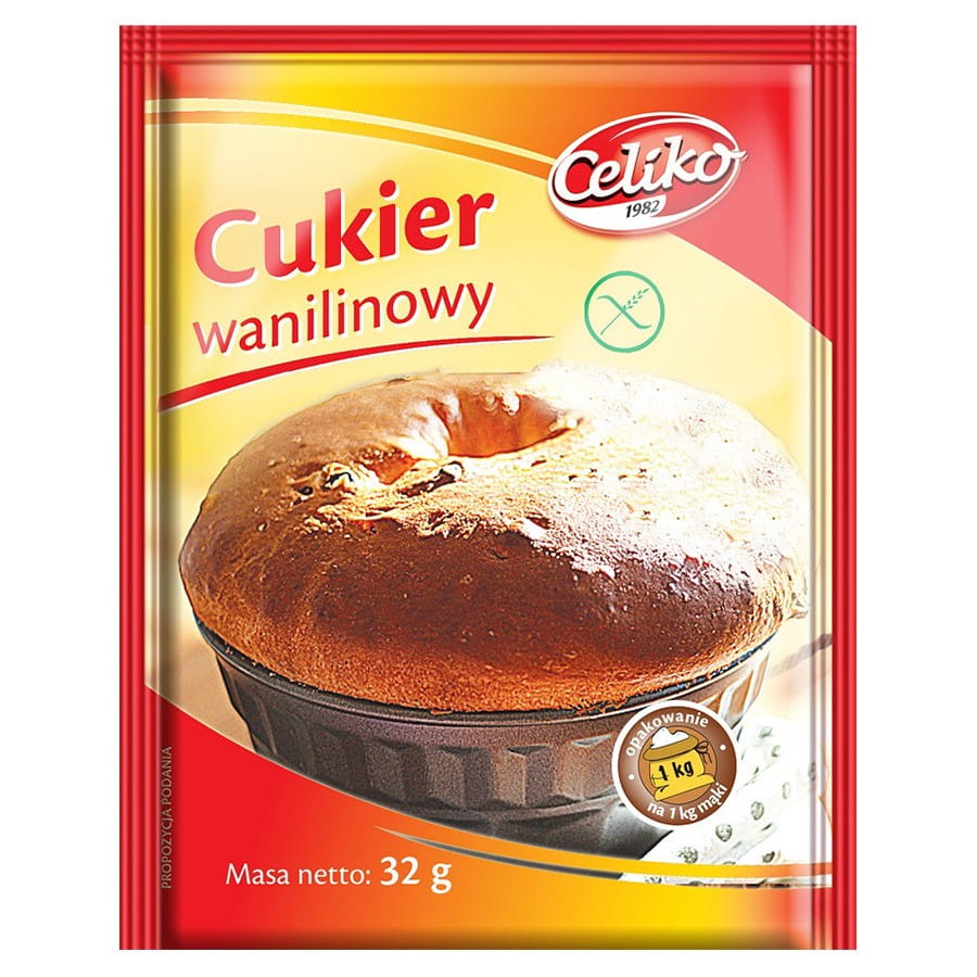 Sucre vanillé sans gluten 32g CELIKO