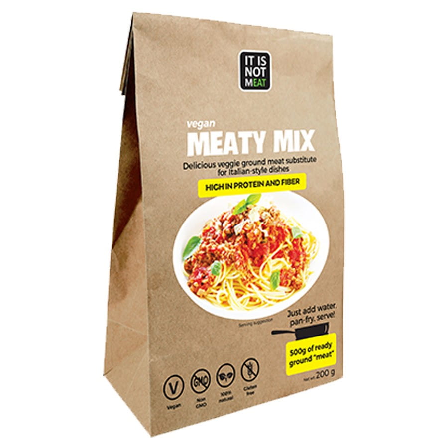 Vegan meaty mix substitut de viande végétale 200g CULTURED FOODS