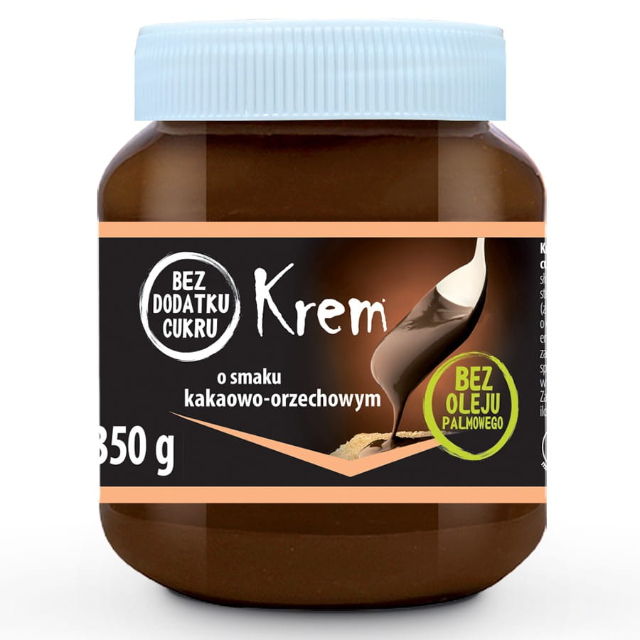 Crème au goût cacao et noisette sans sucres ajoutés ni huile de palme 350 g - CD