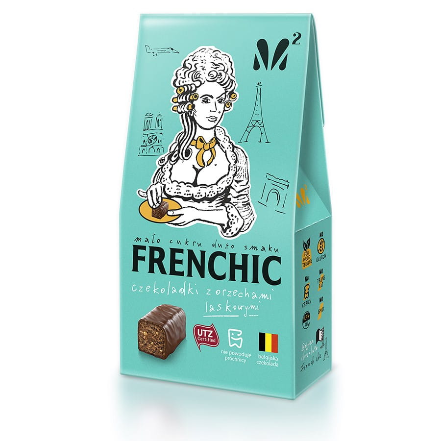 Chocolats aux noisettes et à l'italienne Frenchic 100g