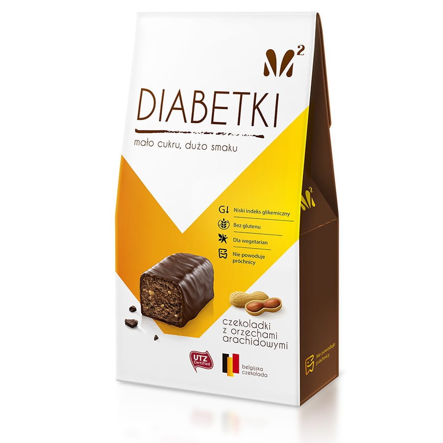 Chocolats cacahuète diabétique 100g
