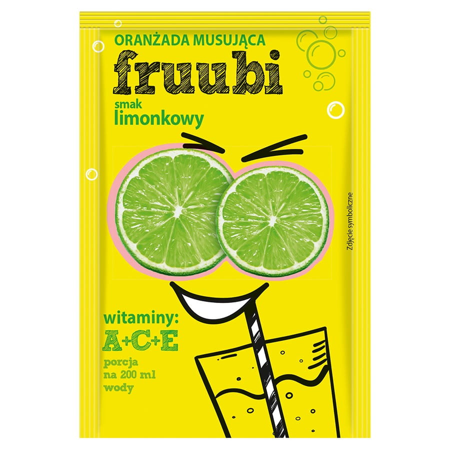 Oranżadka fruubi - citron vert DELECTA 23g