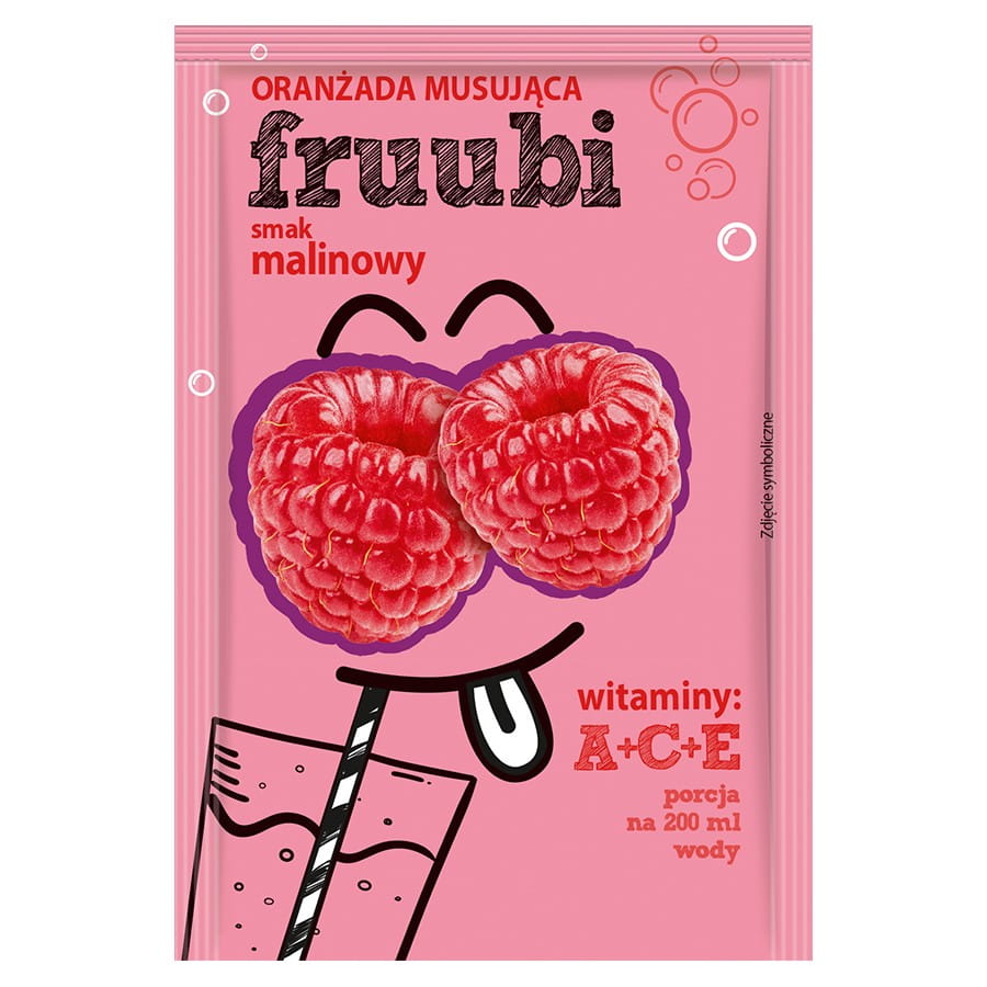 Oranżadka fruubi - framboise DELECTA 23g