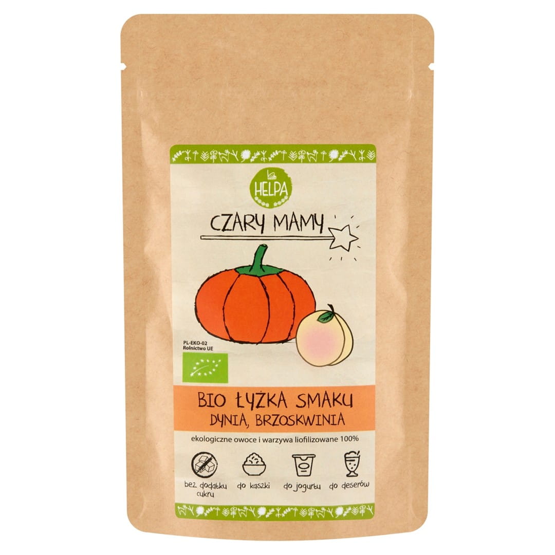 Cuillère de potiron saveur pêche HELPA BIO 40g