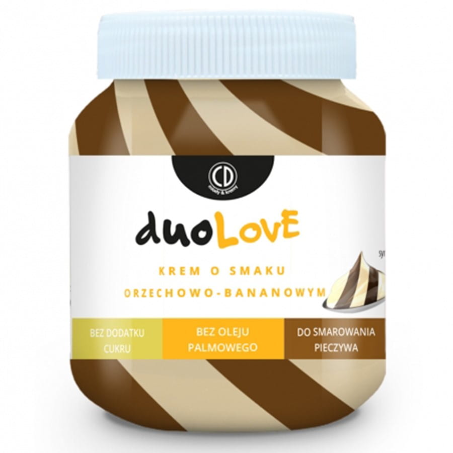 Crème au goût de noix-banane - duolov 350g - CD