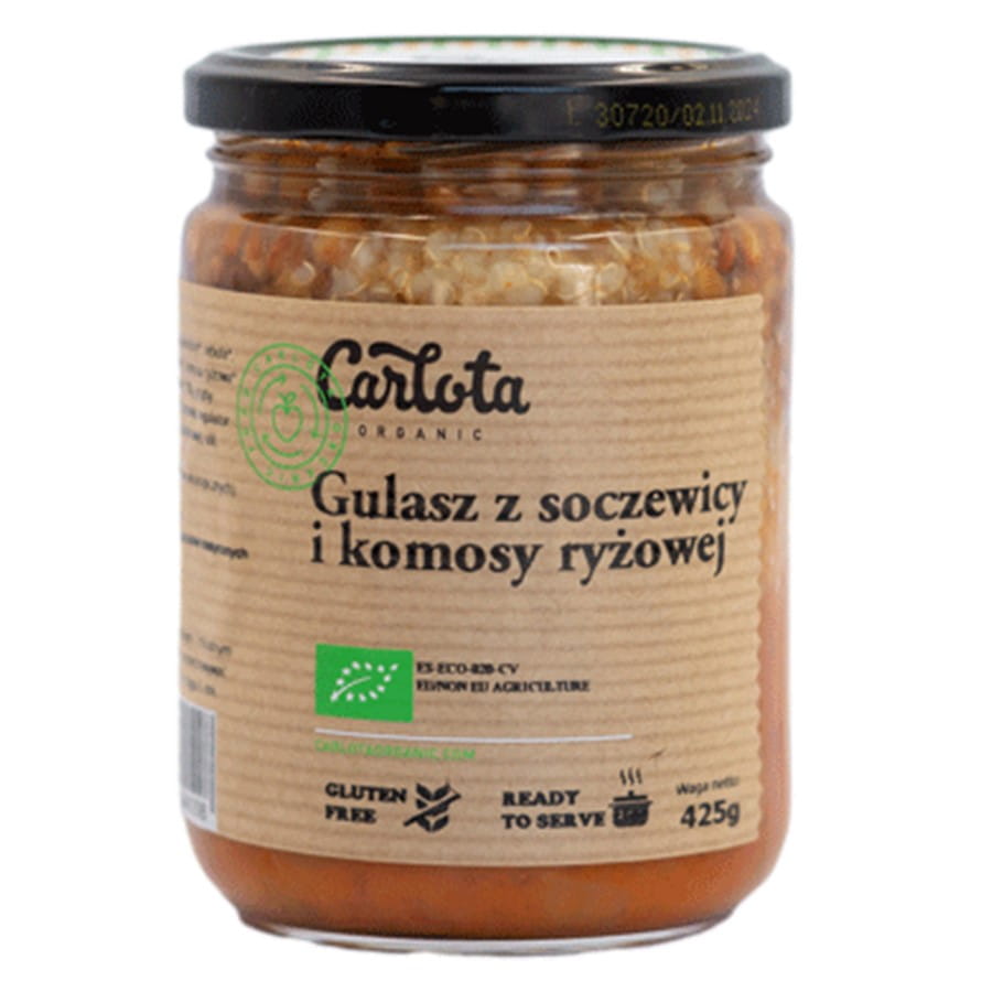 Ragoût de lentilles et quinoa BIO 425g CARLOTA BIO