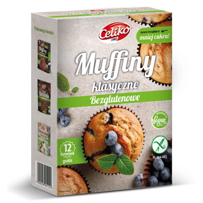 Muffins classiques sans gluten 280g CELIKO