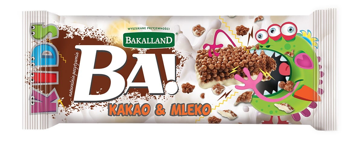 Bâton ba ! cacao et lait 25g BAKALLAND