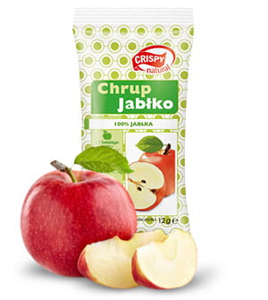 Cubes de pomme nature 12g CRISPY