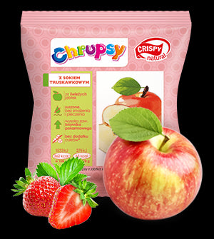Chips de pomme au jus naturel de fraise 18g CRISPY