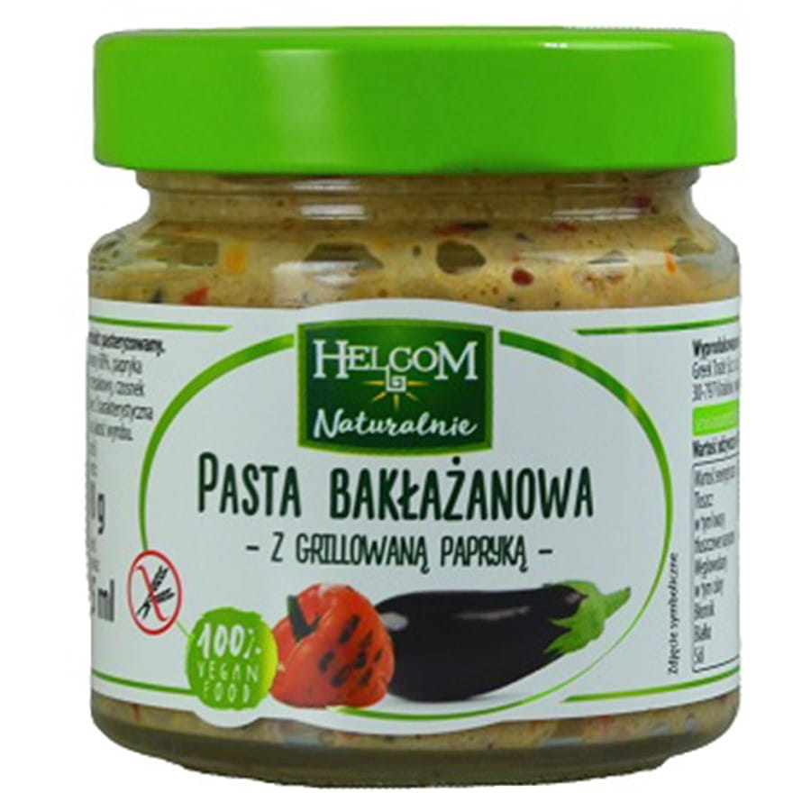 Pâte d'aubergine au poivre grillé 190g HELCOM