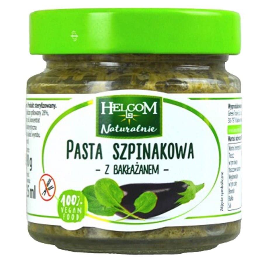 Pâte d'épinards aux aubergines 190g HELCOM