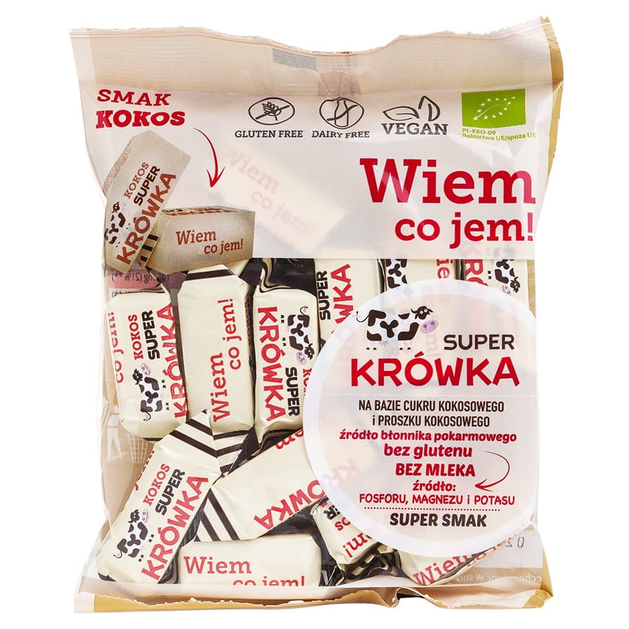 Fudges à la noix de coco sans lait sans gluten BIO 150g SUPER Fudge