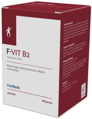 F - vit B2 riboflavine 50mg 60 portions 48g FORMEDS