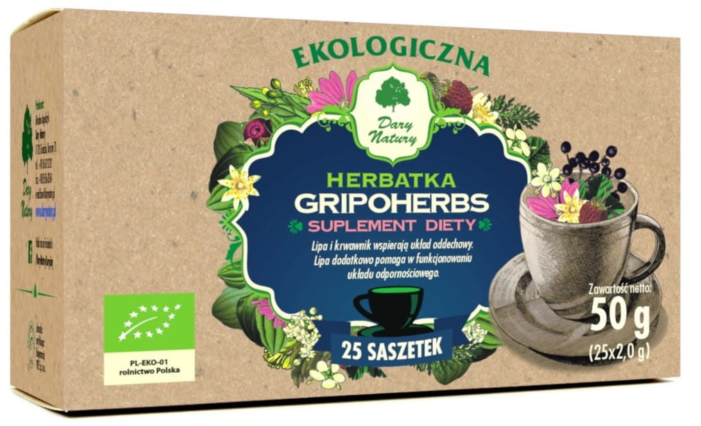 Tisane Gripoherbes (25 x 2 g) bio - CADEAUX DE LA NATURE