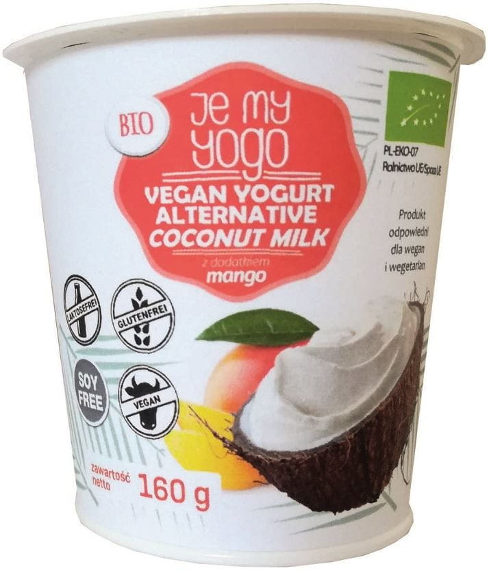 Dessert coco à la mangue sans gluten BIO 160 g - KOKO YOGO