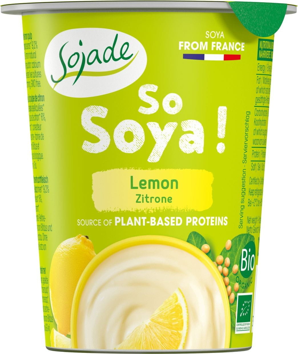 Soja sans gluten produit à base de soja BIO 125 g - SOJADE