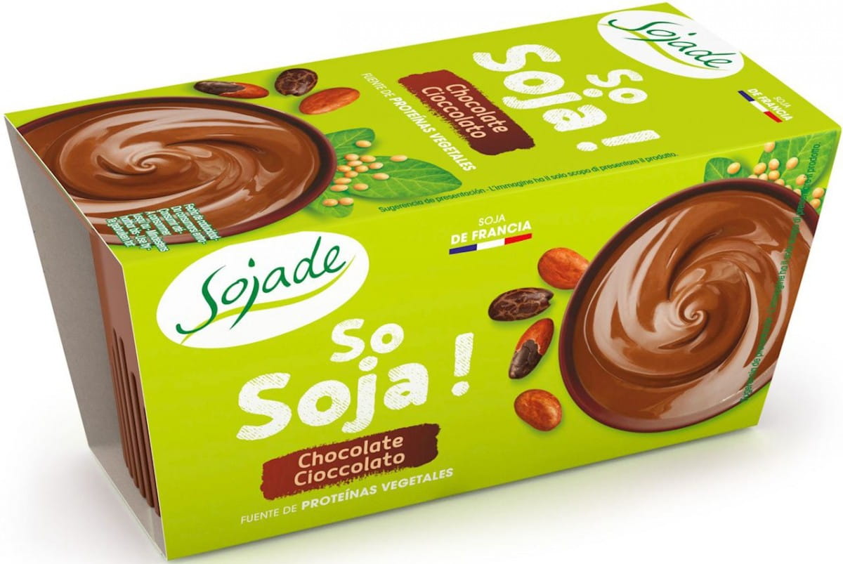 Entremet chocolat soja BIO sans gluten (2 x 100 g) - SOJADE