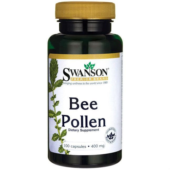 Pollen d'abeille 400mg 100 gélules SWANSON