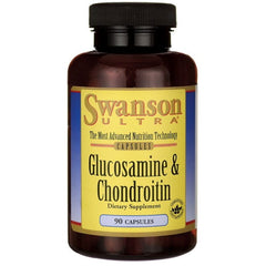 Glucosamine avec chondroïtine 500mg/400mg glucosamine chondroïtine 90 gélules SWANSON