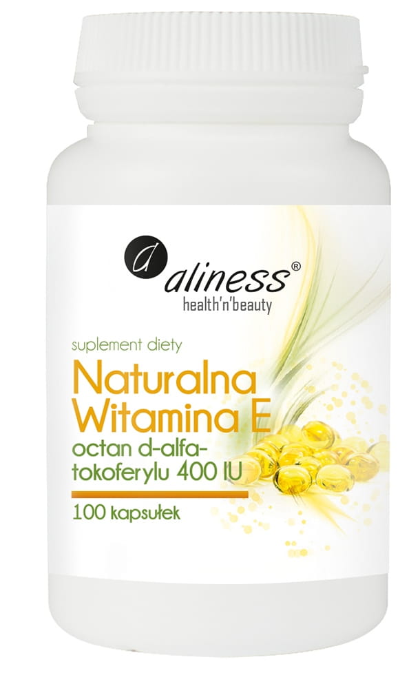 Vitamine E 400 D naturelle - afa - acétate de tocotriénol 100 gélules ALIESS