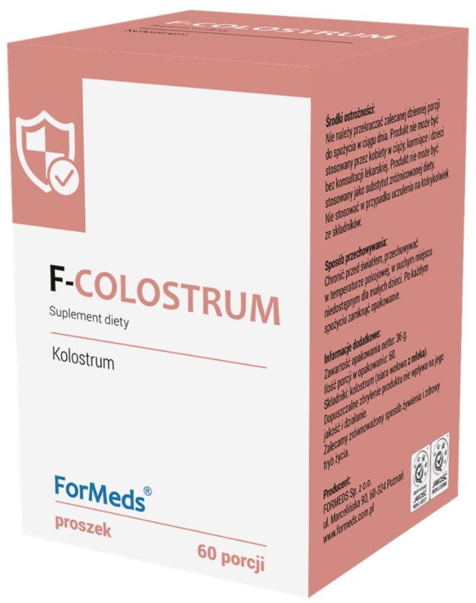 F - colostrum colostrum 600mg 60 portions 36g FORMEDS