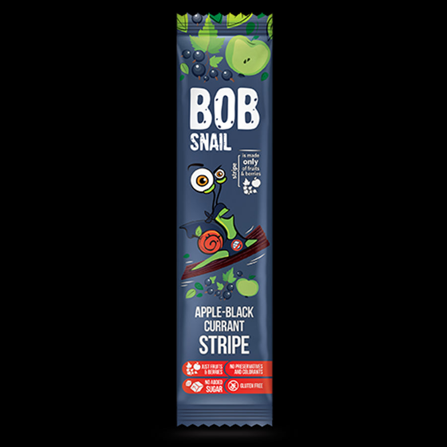 Snack Stripe pomme - cassis 14g BOB SNAIL