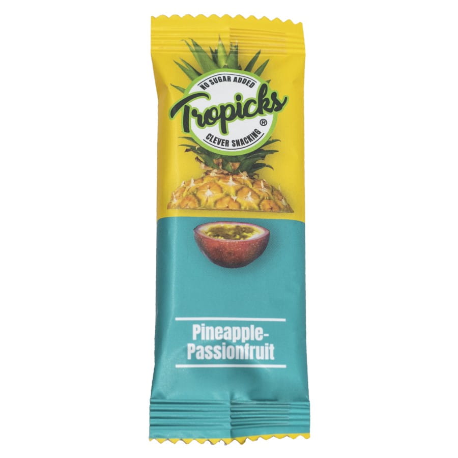 Barre 96% ananas 4% fruit de la passion 20g TROPICKS