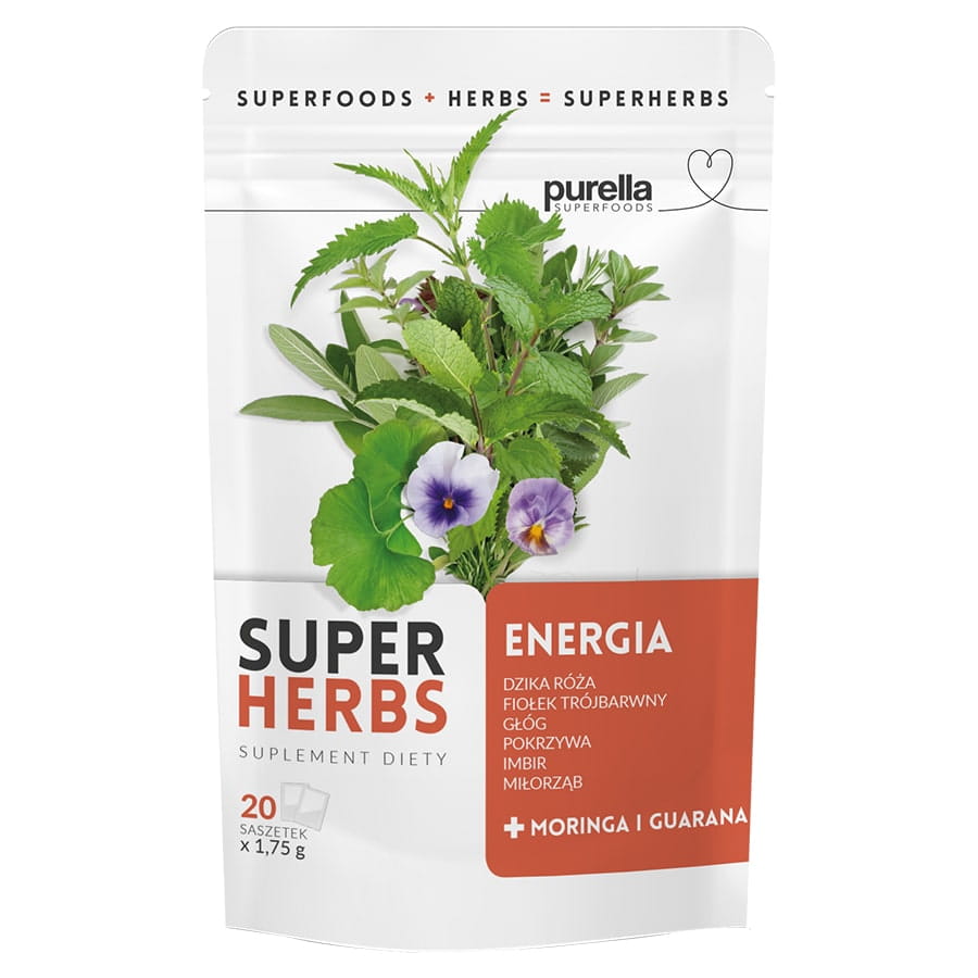 Mélange d'herbes - énergie 20 sachets x 175g PURELLA SUPERFOODS