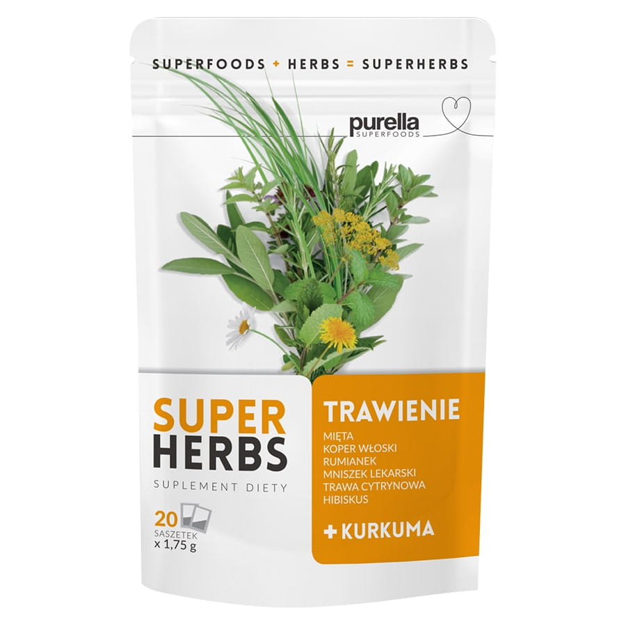 Mélange d'herbes - digestion 20 sachets x 175g PURELLA SUPERFOODS