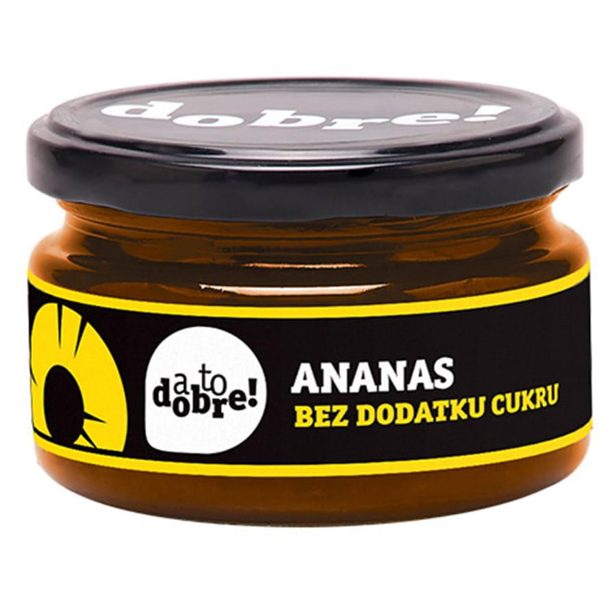 Ananas sans sucre ajouté à la consistance d'une confiture 215g - C'EST BON !