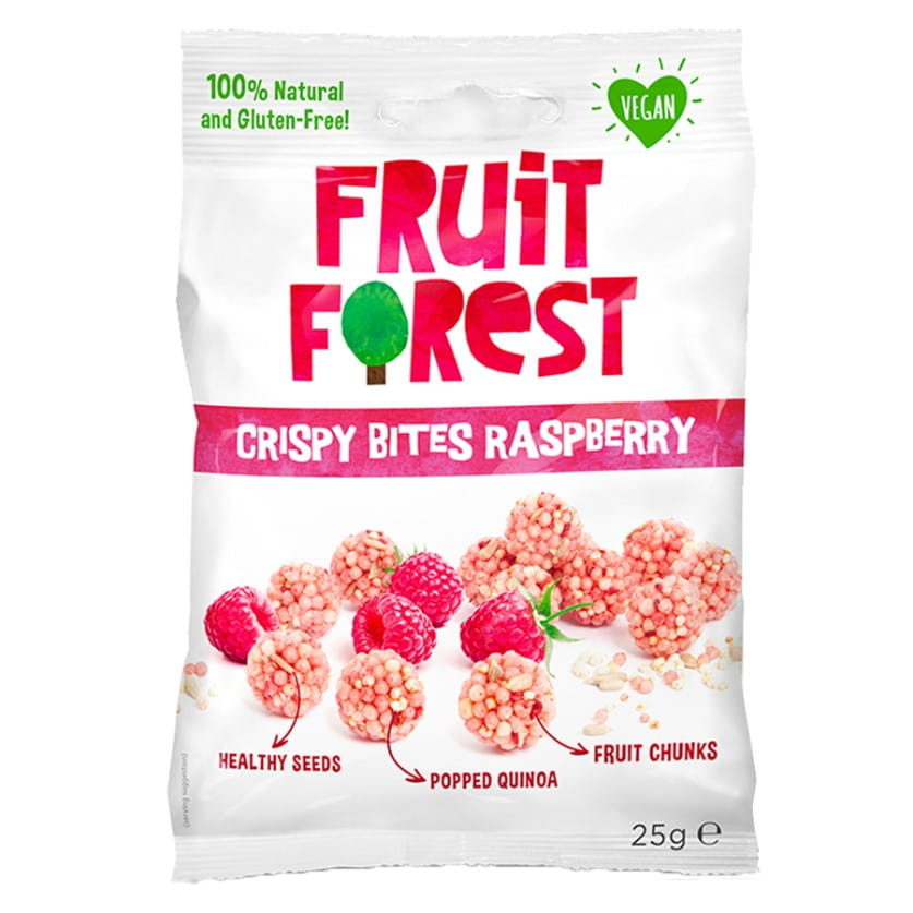 Chips Framboise CRISPY bouchées FRUIT FOREST 25g