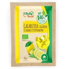 Gelée à l'agar - citron BIO 38g VITALLY FOOD